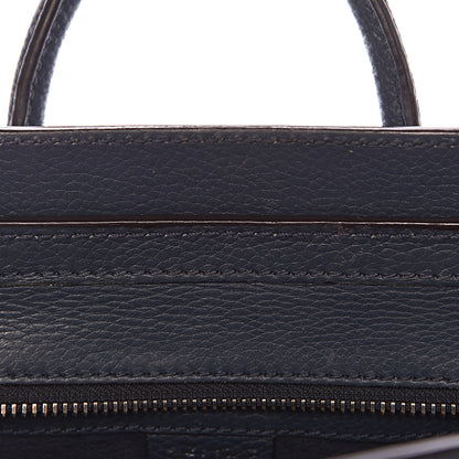 Celine Drummed Calfskin Nano Luggage Orage 7 of 13