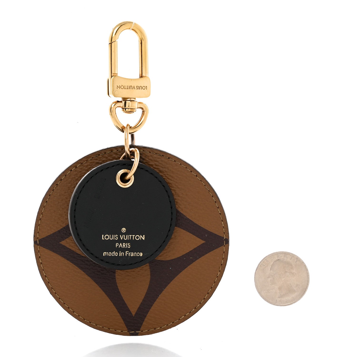 Louis Vuitton Monogram Reverse Key Holder Bag Charm 2 of 4