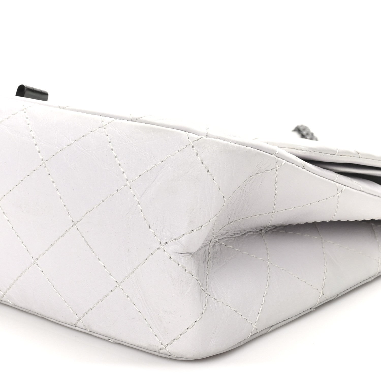 Chanel Aged Calfskin 2.55 Reissue 227 Flap White 10 of 10