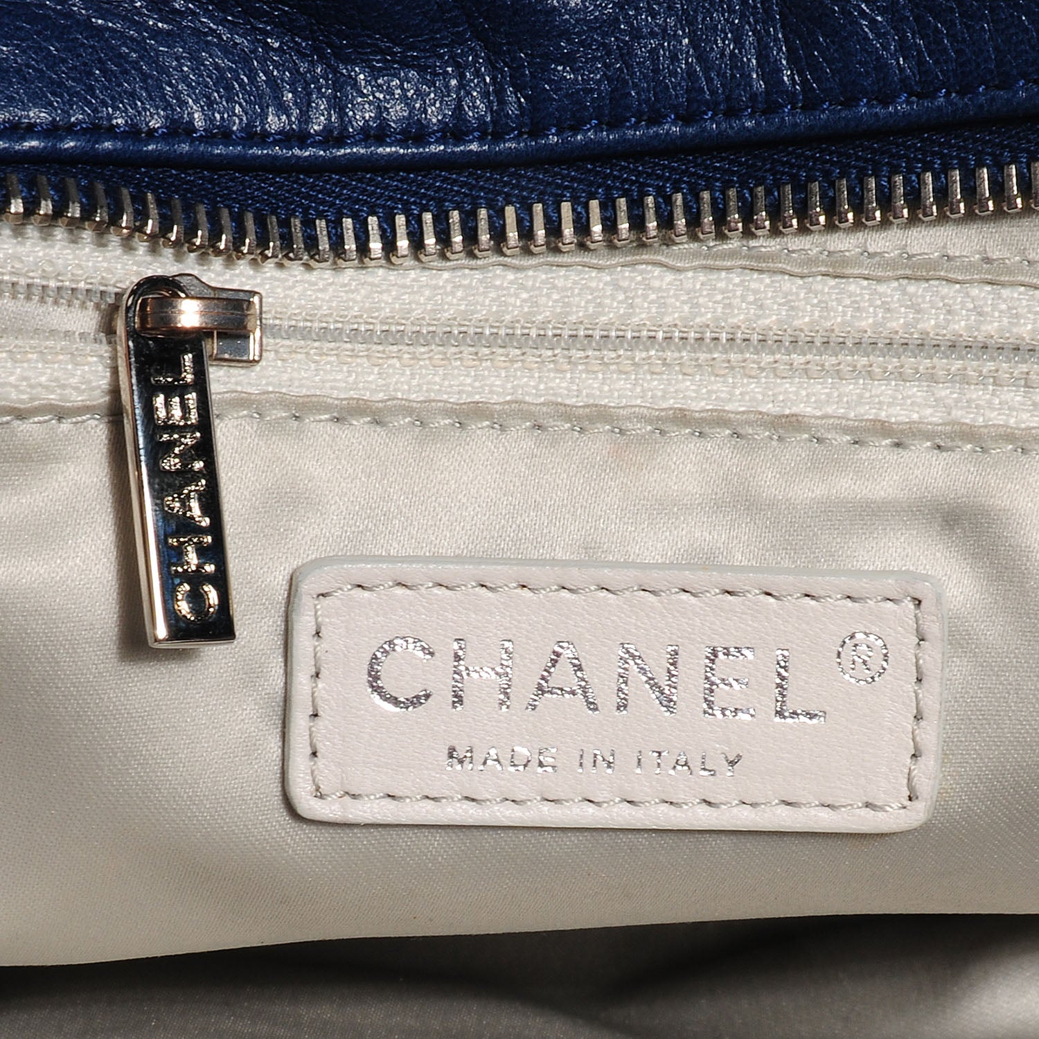 Chanel Lambskin Small Camera Case Blue 7 of 8