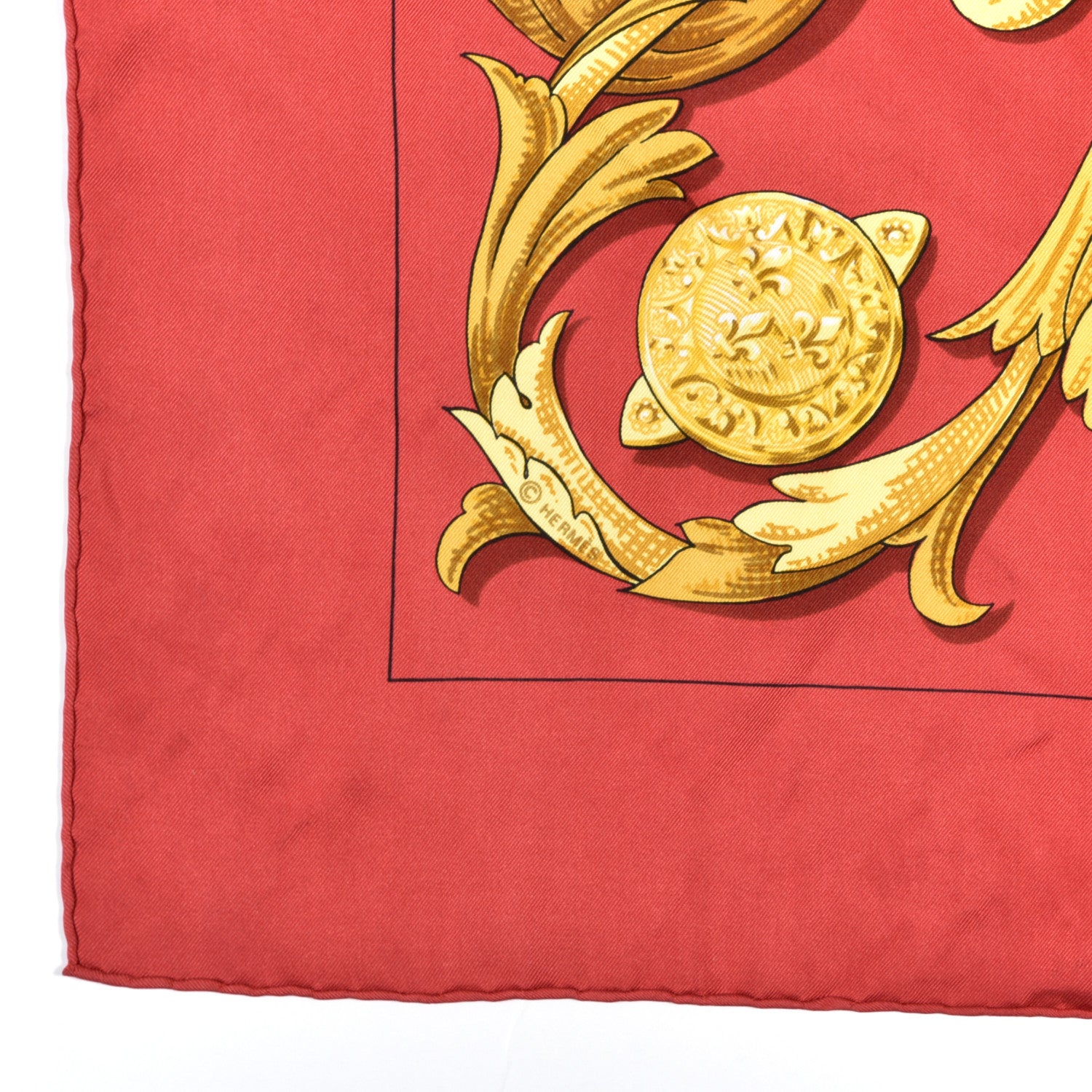 Hermes Silk Le Mors A La Conetable Scarf 90 4 of 5