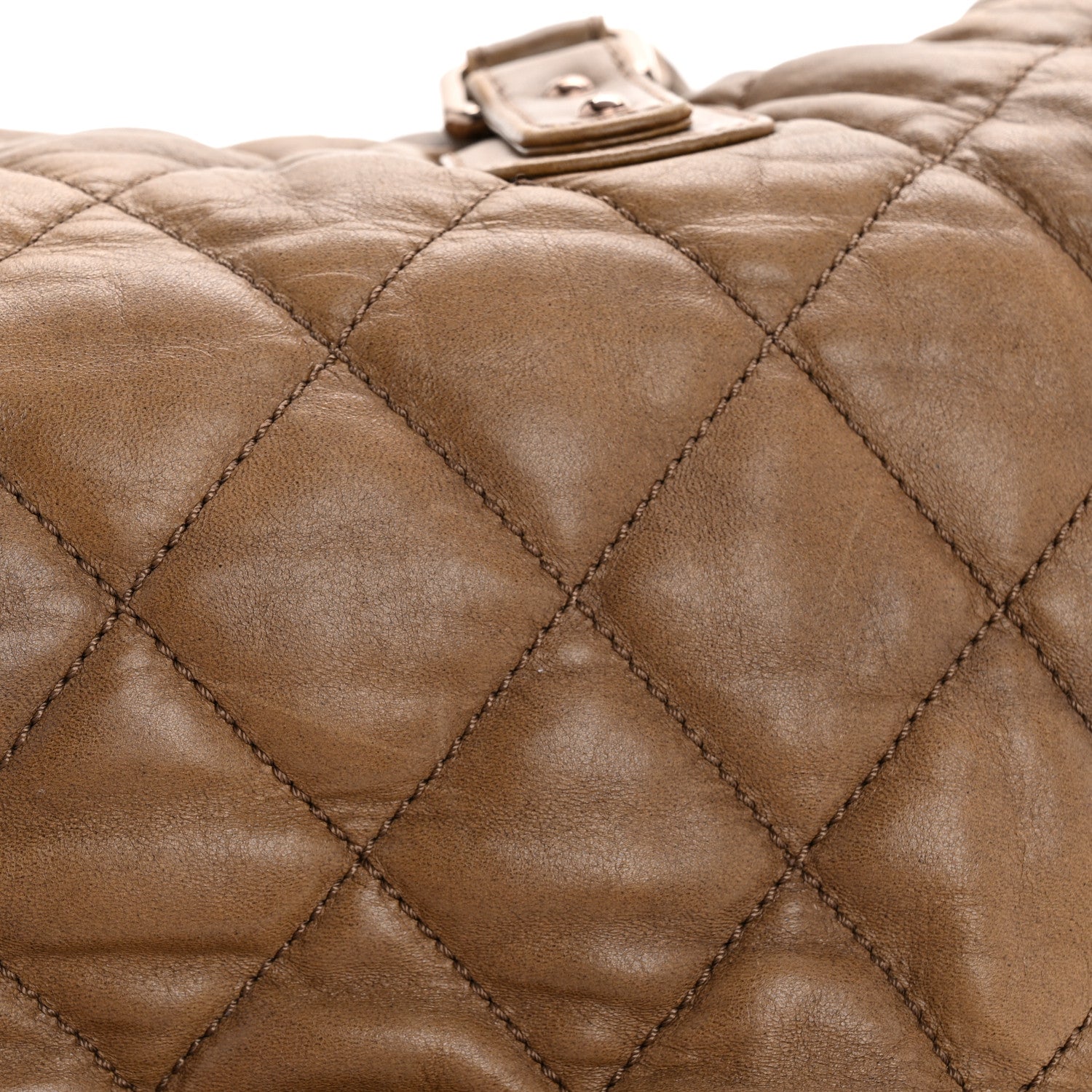 Chanel Lambskin Quilted Cloudy Bundle North South Tote Beige 13 of 14