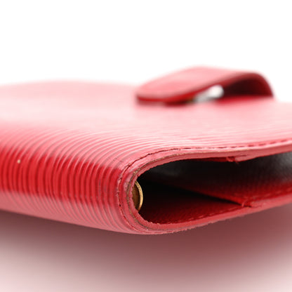 Louis Vuitton Epi Small Ring Agenda Cover Castillan Red 12 of 13