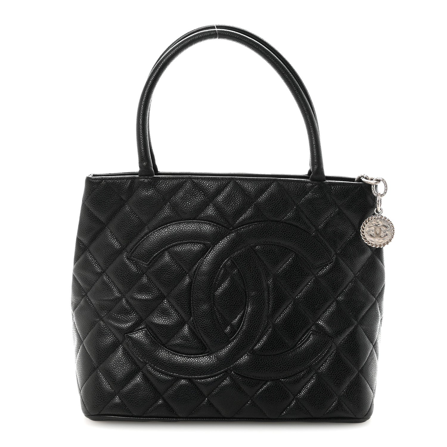 Chanel Caviar Quilted Medallion Tote Black 1 of 13