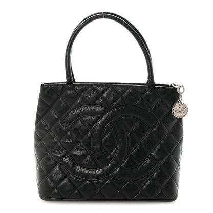 Chanel Caviar Quilted Medallion Tote Black 1 of 13