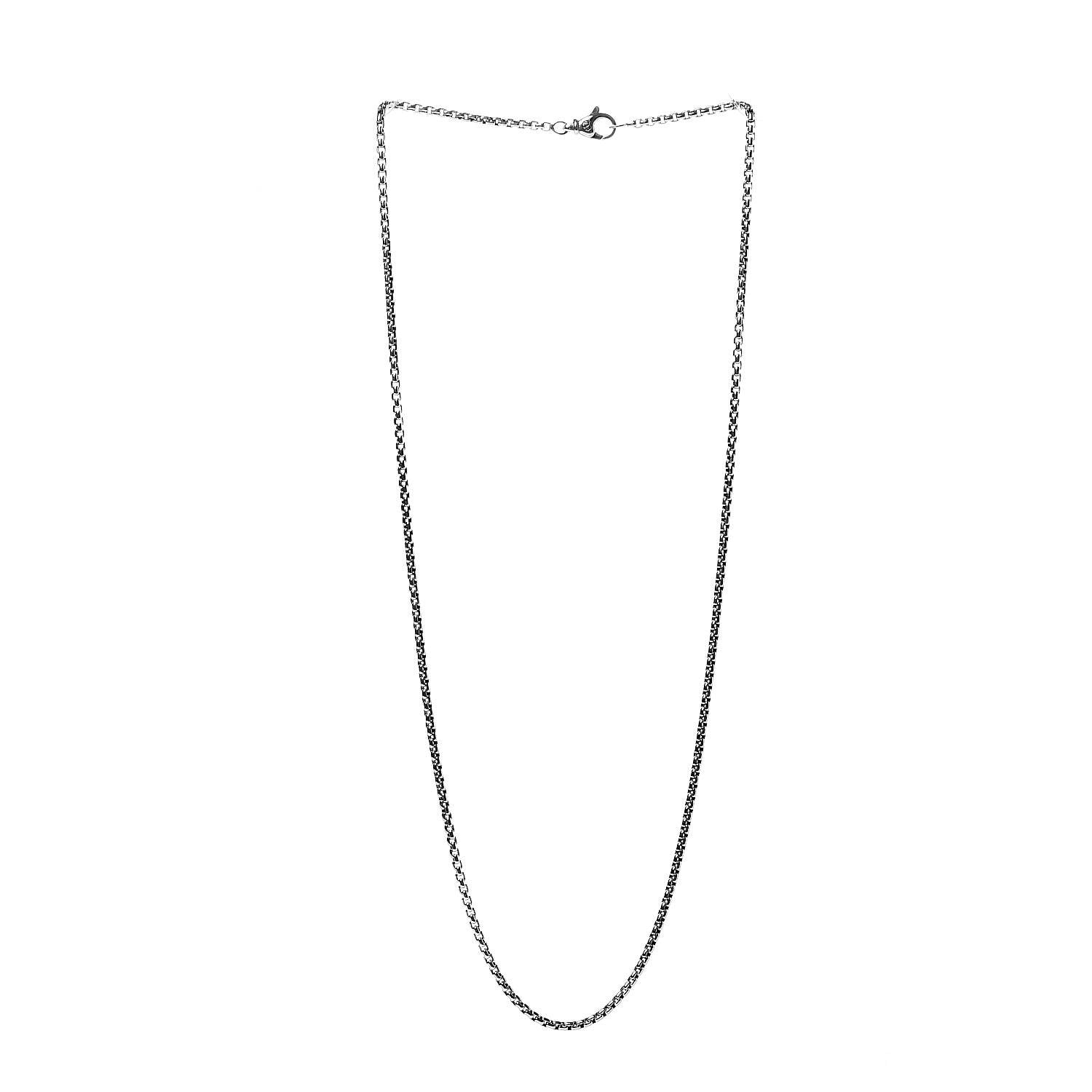David Yurman Sterling Silver 2.7mm Small Box Chain Necklace 22" 3 of 4