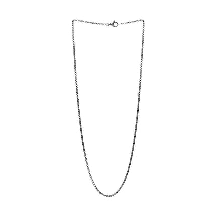 David Yurman Sterling Silver 2.7mm Small Box Chain Necklace 22" 3 of 4