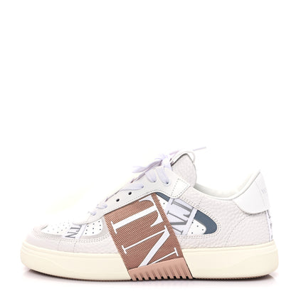 Valentino Garavani Calfskin Womens VL7N Sneakers 39 White Multicolor 1 of 9