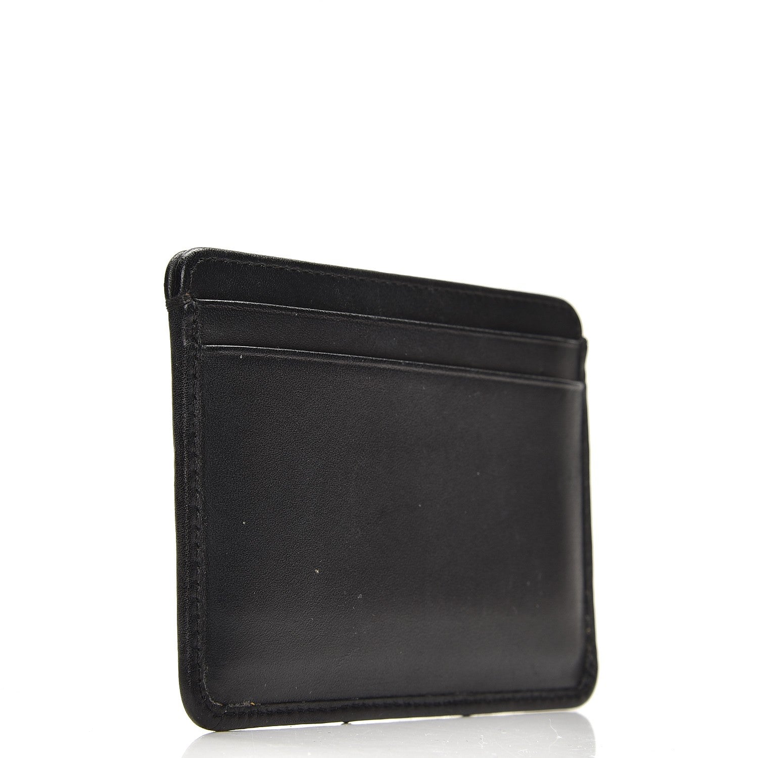Chanel Calfskin Quilted Cambon Card Holder Black 3 of 8