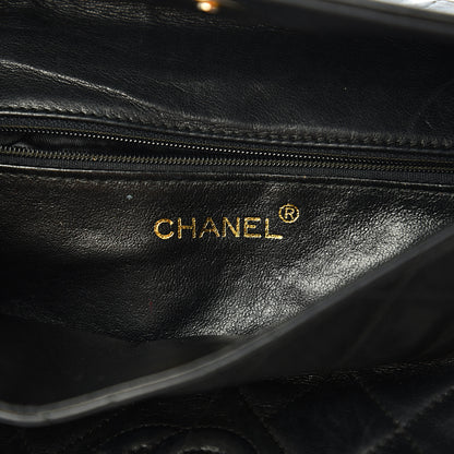 Chanel Lambskin Quilted CC Tassel Shoulder Flap Black 5 of 15