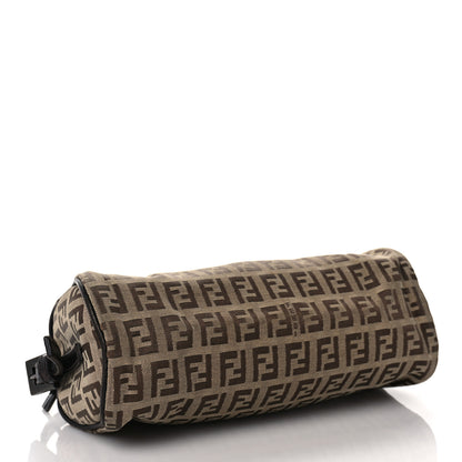 Fendi Zucchino Pochette Dark Brown 3 of 9