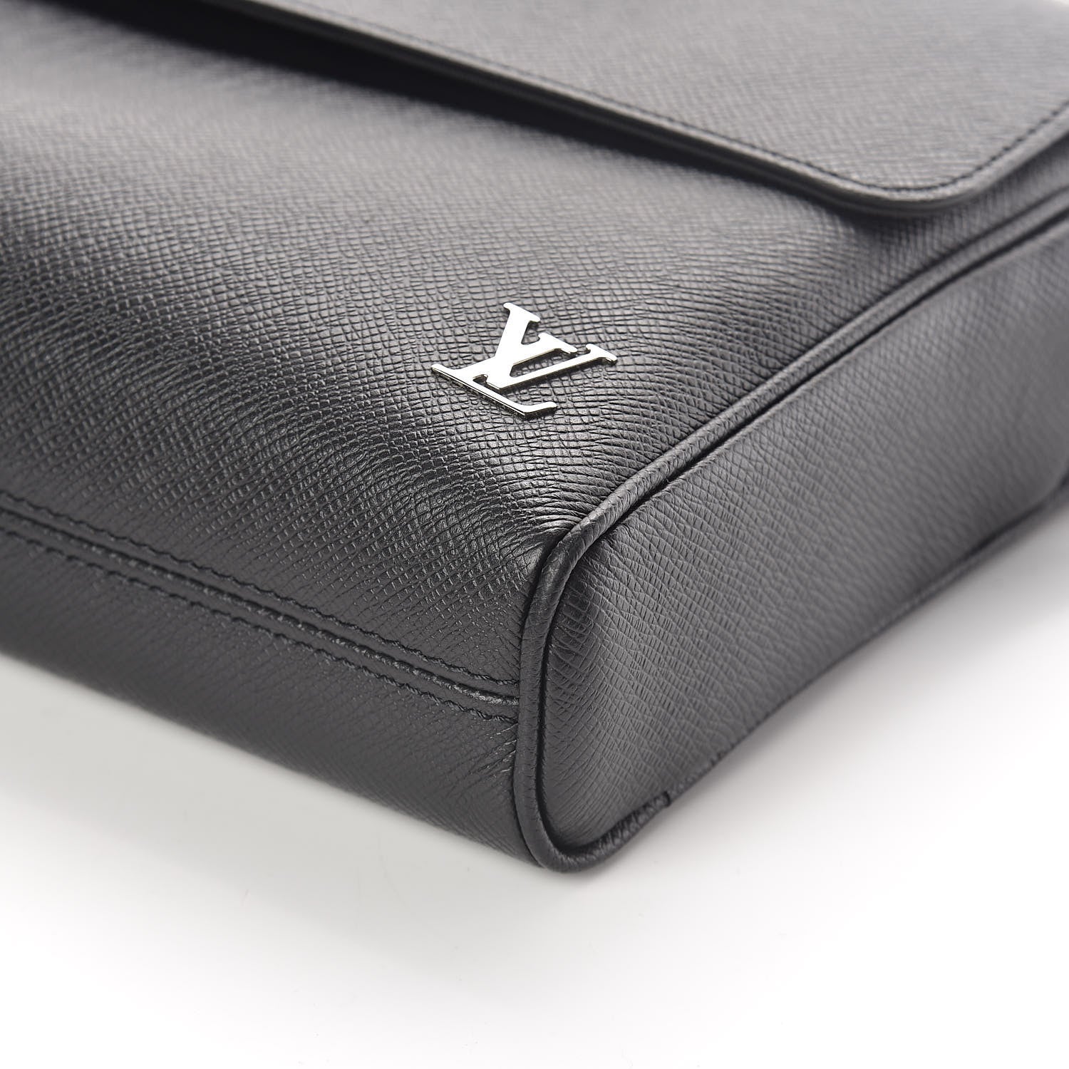 Louis Vuitton Taiga Alex Messenger PM Black 9 of 9