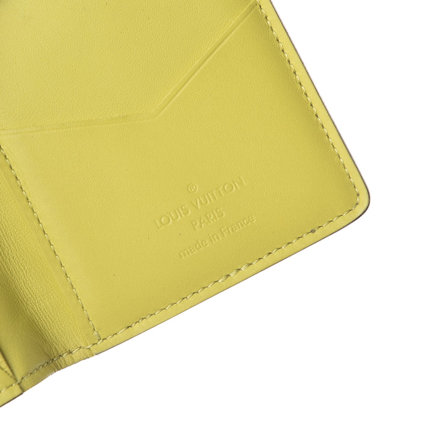Damier Infini Pocket Organizer Vert Acide