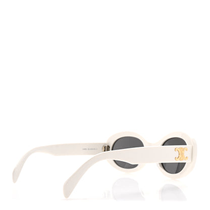 Celine Acetate Triomphe 01 Sunglasses CL 40194U White 4 of 7
