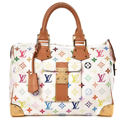 Louis Vuitton Monogram Multicolor Speedy 30 White 1 of 11