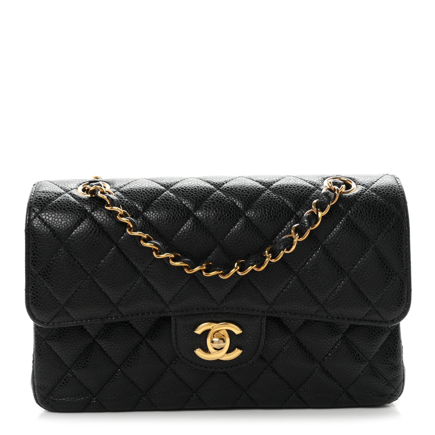 Chanel Caviar Quilted Small Double Flap Black 1 of 11