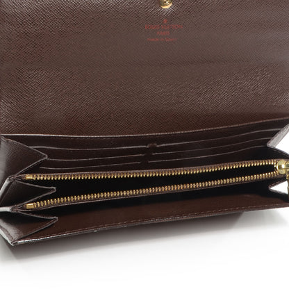 Louis Vuitton Damier Ebene Sarah Wallet 5 of 7