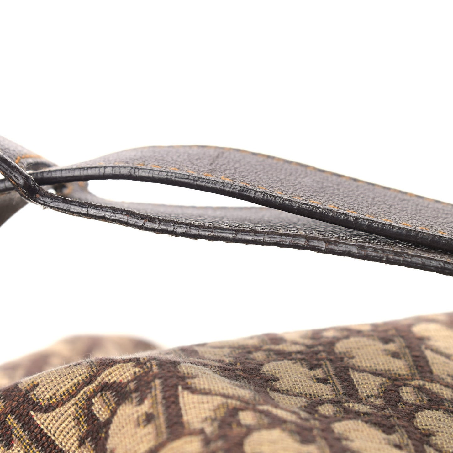 Monogram Buckle Hobo Marron Fonce