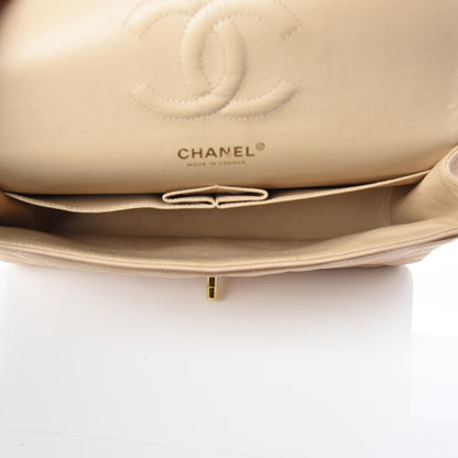 Chanel Caviar Quilted Medium Double Flap Beige Clair 8 of 11