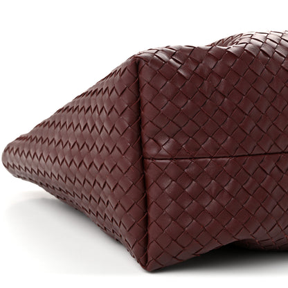 Bottega Veneta Calfskin Intrecciato Pinacoteca Reversible Tote Madder Brown Lunar 9 of 11