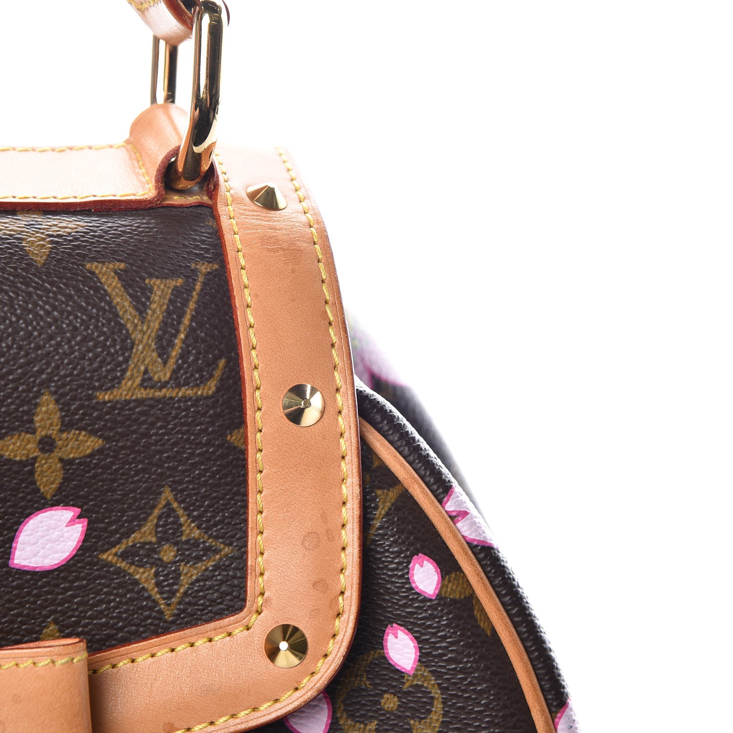 Louis Vuitton Monogram Cherry Blossom Sac Retro Bag Brown 12 of 18