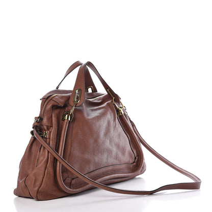 Chloe Calfskin Large Paraty Speculoos Brown 4 of 14