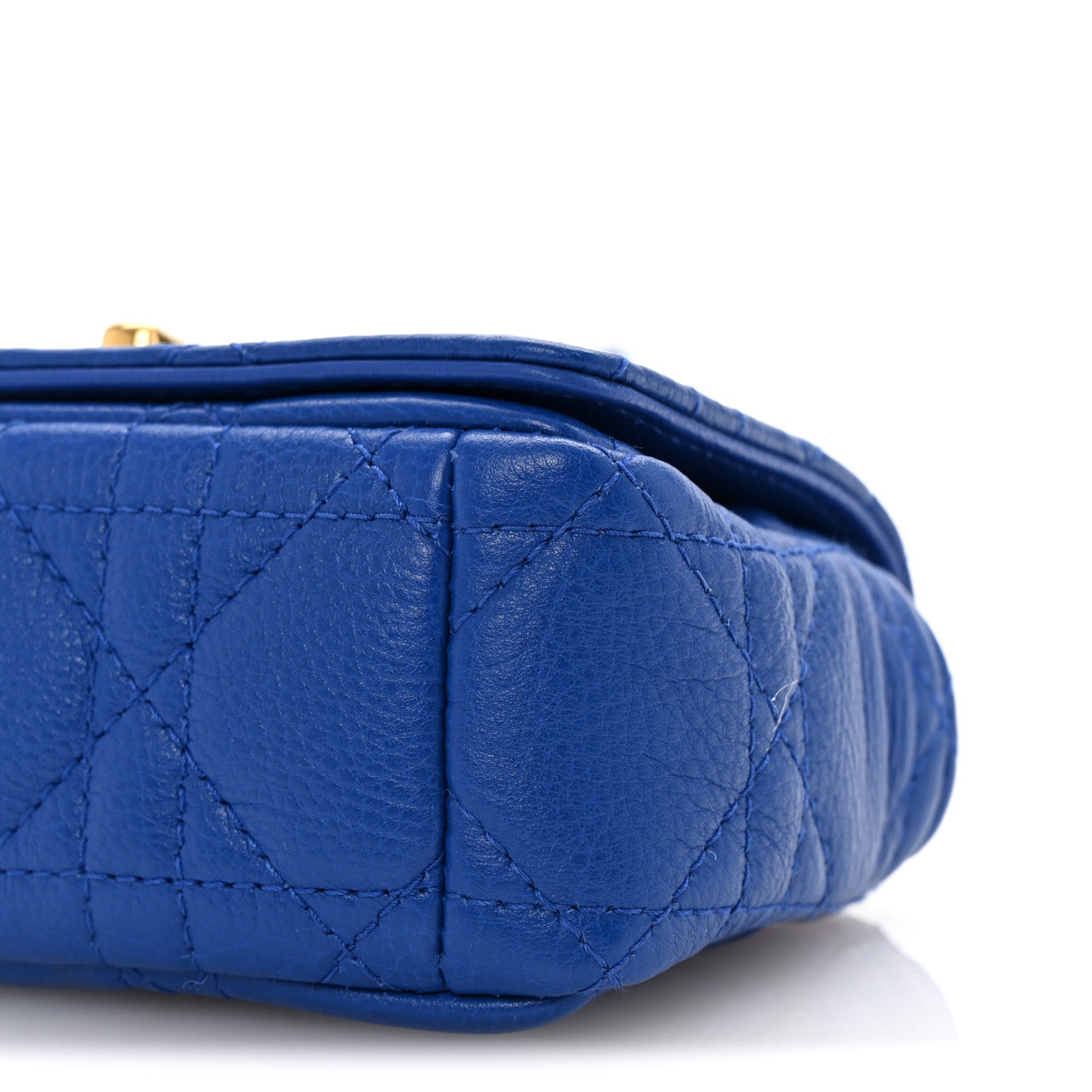 Christian Dior Supple Calfskin Cannage Micro Caro Bag Greece Greece Blue 9 of 9