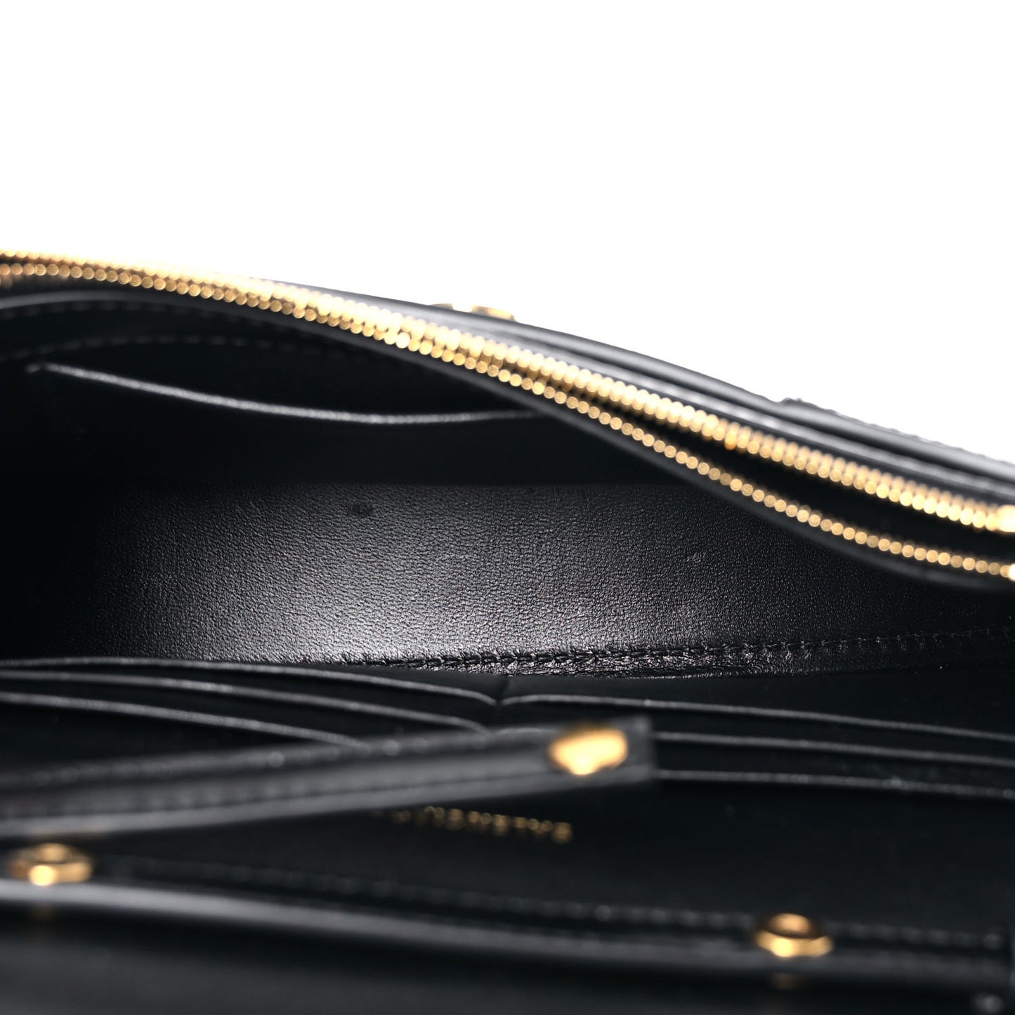 Shiny Box Calfskin Hourglass Chain Bag Black