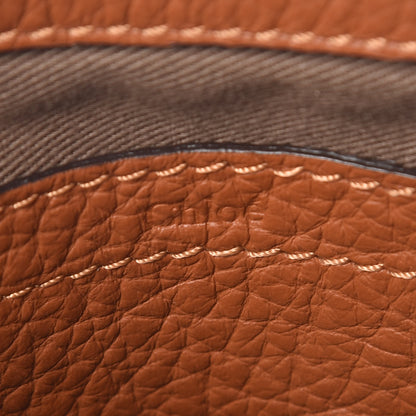 Chloe Calfskin Mini Marcie Round Crossbody Bag Tan 6 of 11