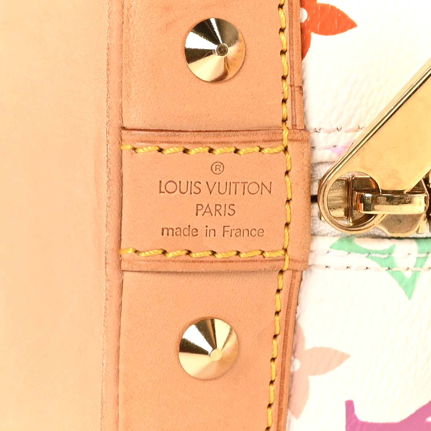 Louis Vuitton Monogram Multicolor Alma White 5 of 10