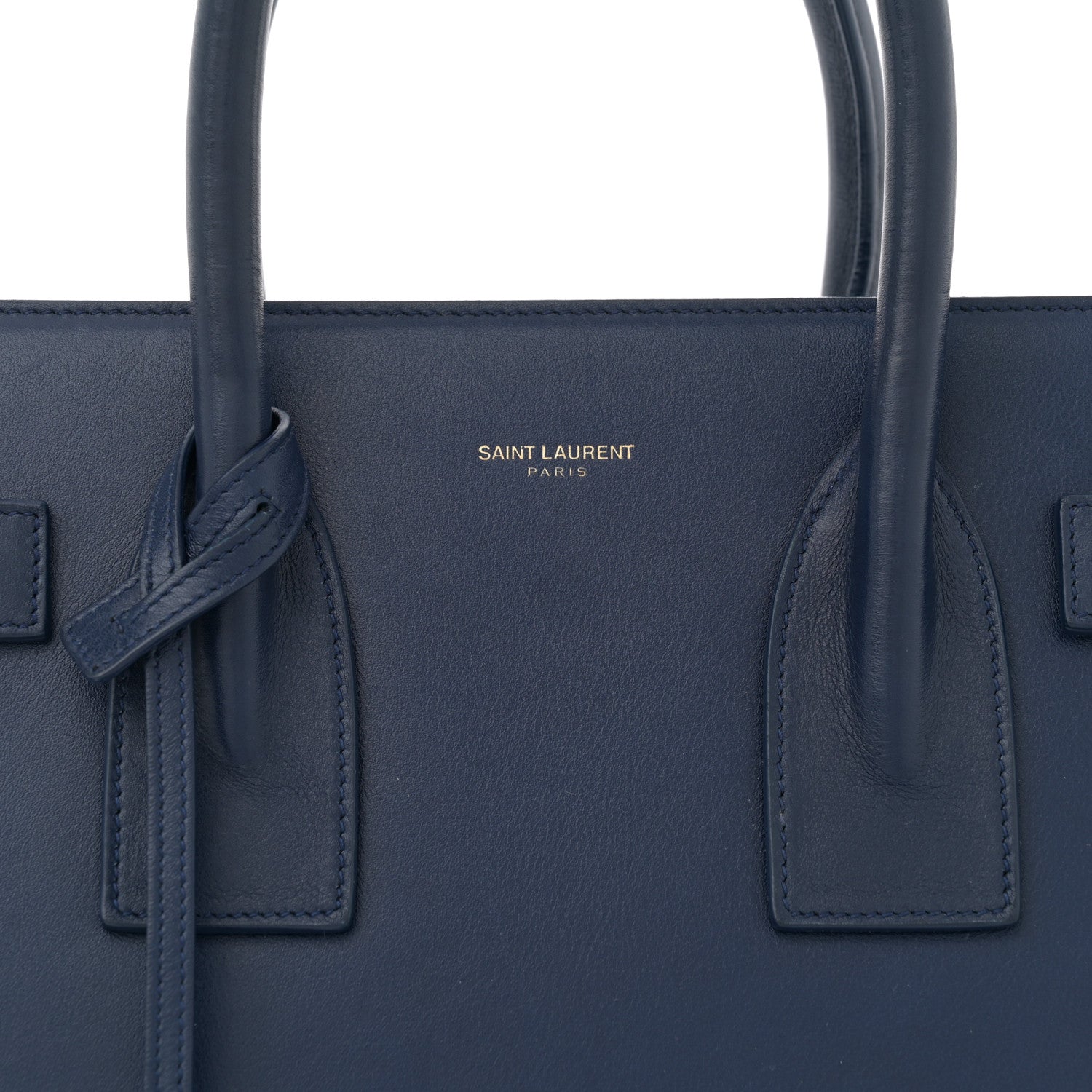 Saint Laurent Calfskin Small Sac De Jour Blue Majorelle 8 of 14