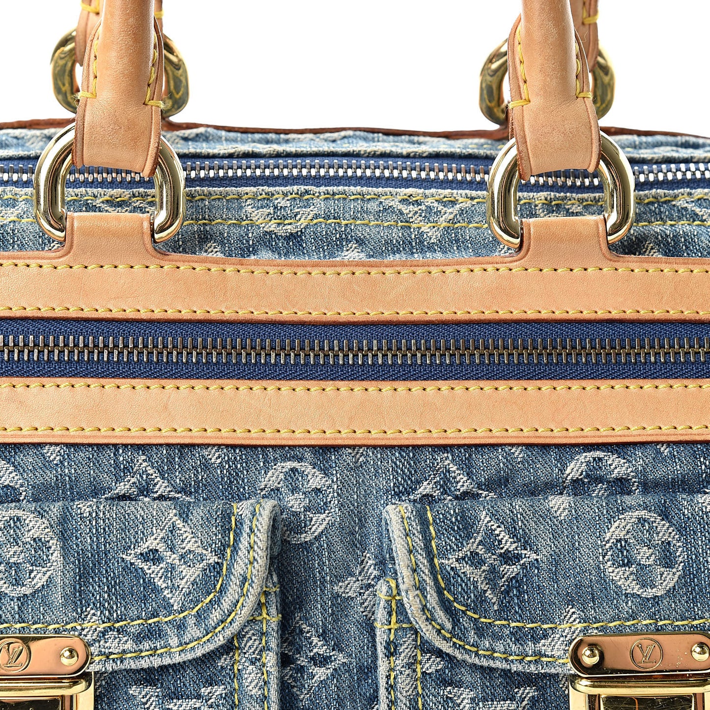 Monogram Denim Neo Speedy Blue