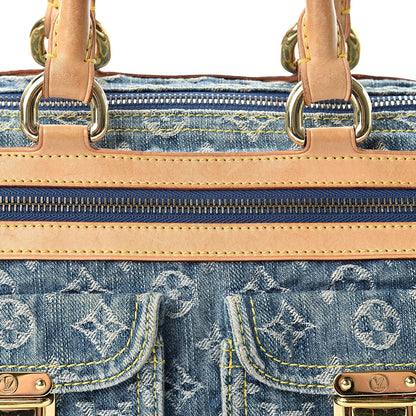 Louis Vuitton Monogram Denim Neo Speedy Blue 8 of 13