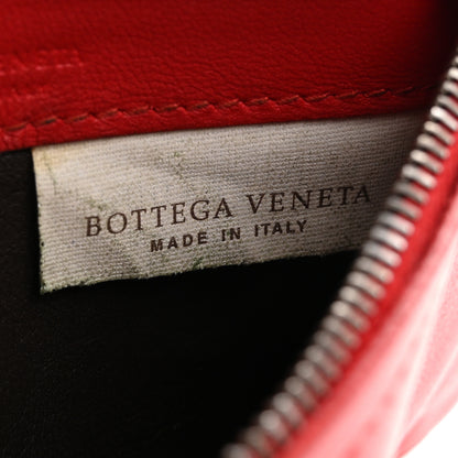 Bottega Veneta Calfskin Intrecciato Zip Card Holder Bordeaux 6 of 13