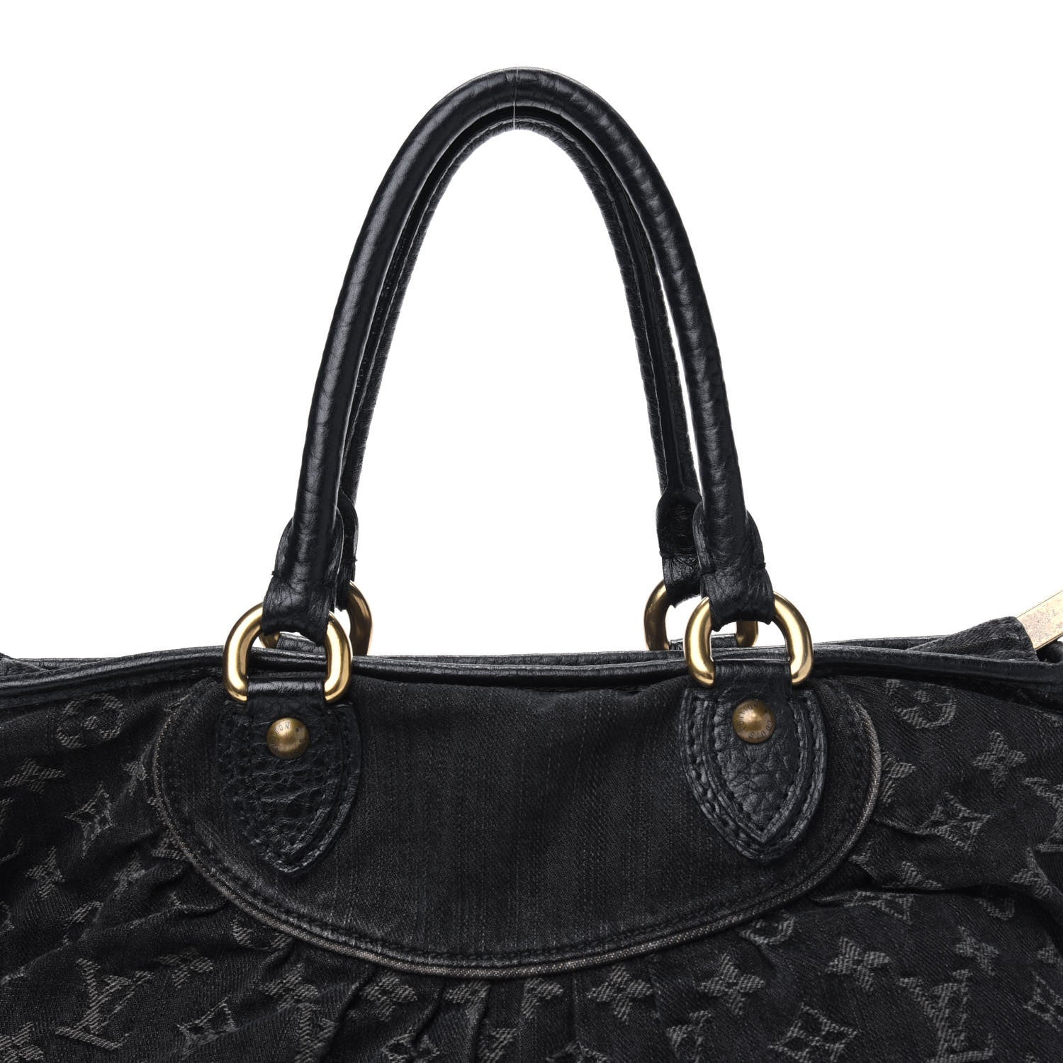 Louis Vuitton Denim Neo Cabby GM Black 25 of 31