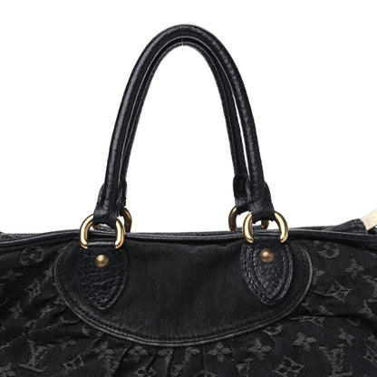 Louis Vuitton Denim Neo Cabby GM Black 25 of 31