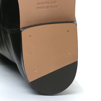 Hermes Box Kelly Jumping Boots 37 Black 10 of 12