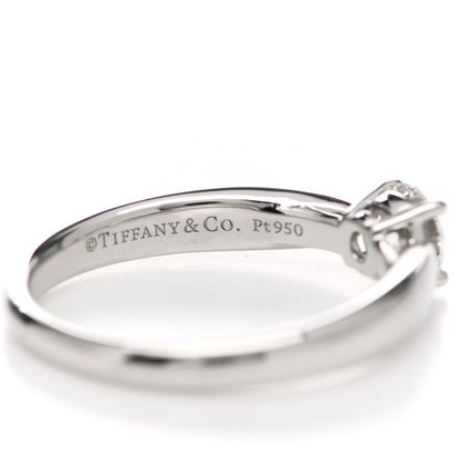 Tiffany Platinum Diamond .37ct Harmony Solitaire Engagement Ring 48 4.5 5 of 6