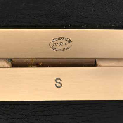 Chanel Calfskin Quilted CC Wide Cuff S Black 5 of 5