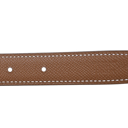 Hermes Swift Epsom 24mm Mini Constance H Belt 85 34 Black Gold 4 of 5