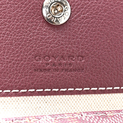 Goyard Goyardine Boheme Hobo Burgundy 7 of 11