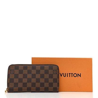 Louis Vuitton Damier Ebene Zippy Wallet Rose Ballerine 10 of 10