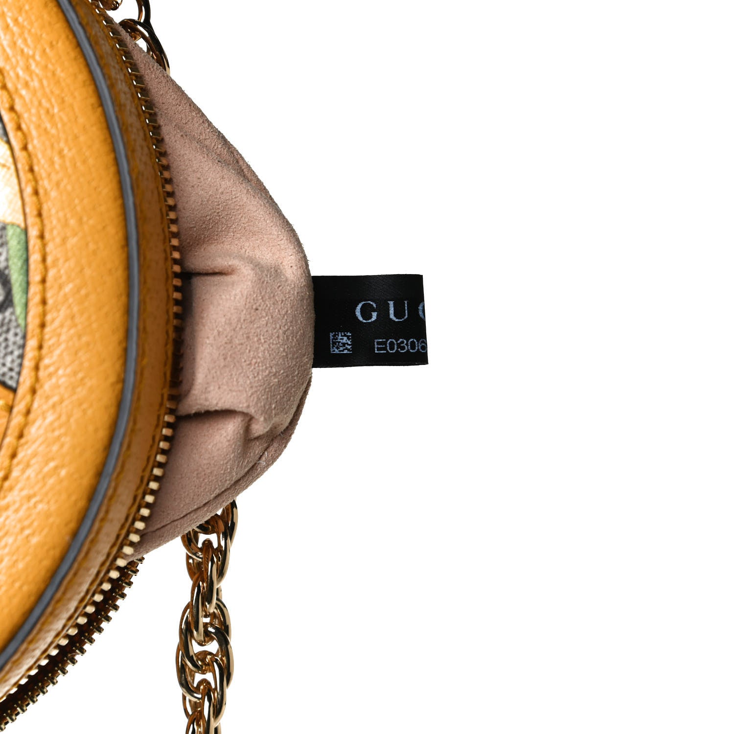 Gucci GG Supreme Monogram Flora Web Mini Ophidia Round Shoulder Bag Beige Multicolor Crop 8 of 13