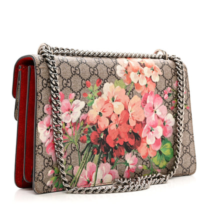 Gucci GG Supreme Monogram Blooms Small Dionysus Shoulder Bag Beige Multicolor Dry Rose 2 of 10