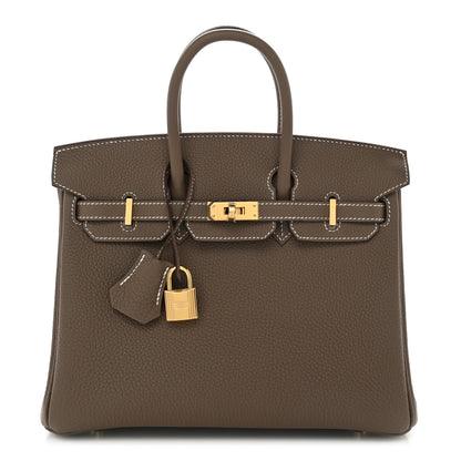 Hermes Togo Birkin 25 Etoupe 1 of 11