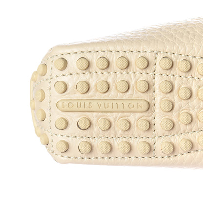 Louis Vuitton Calfskin Damier Azur Gloria Loafers 40 6 of 10