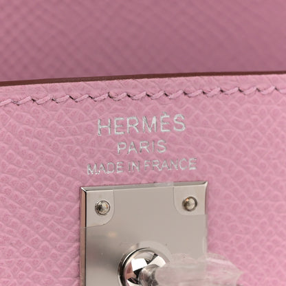 Hermes Epsom Kelly Sellier 25 Mauve Sylvestre 6 of 9