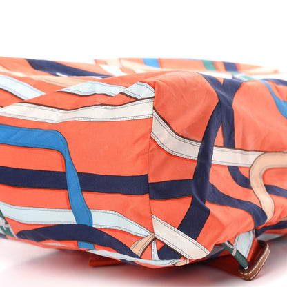 Hermes Silk Barenia Cavalcadour Airsilk Backpack 7 of 16