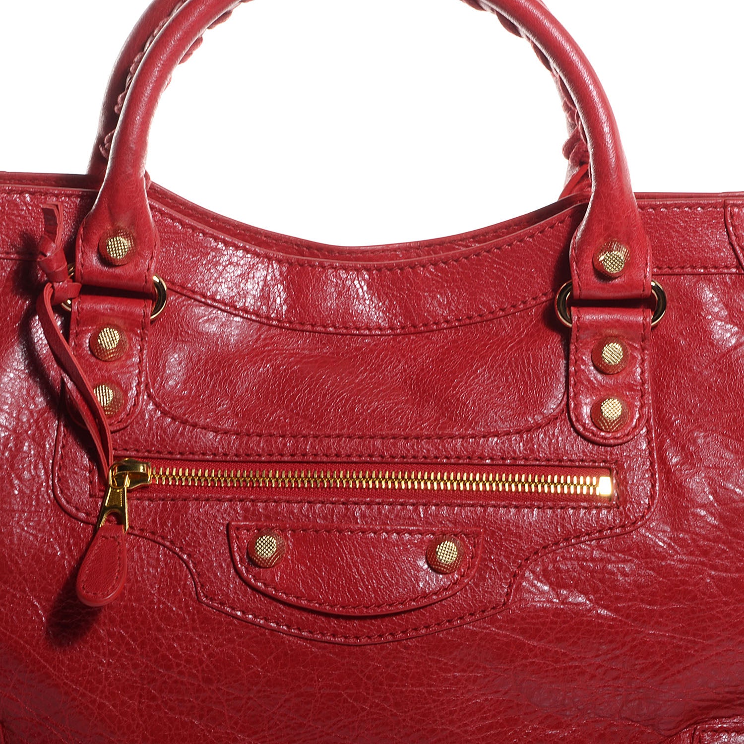 Balenciaga Agneau Giant 12 Gold Hardware City Rouge Cardinal 3 of 12