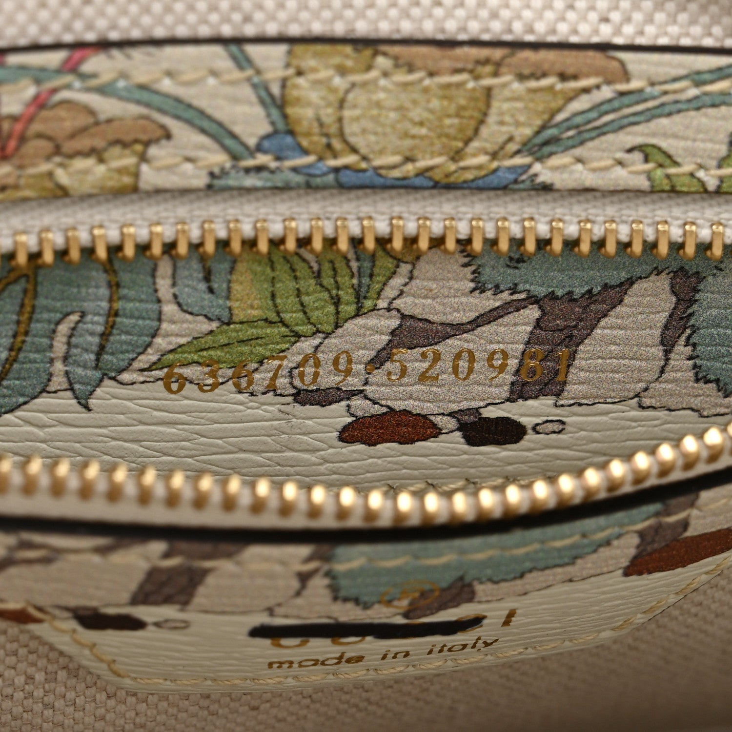 Gucci New Shangai Calfskin Tiger Savanah Small Jackie 1961 Hobo Chalky White Multicolor 7 of 10